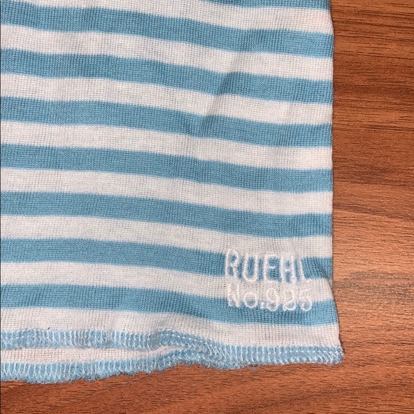Ruehl No. 925 Blue and White Striped Tank Top - Picture 3 of 4